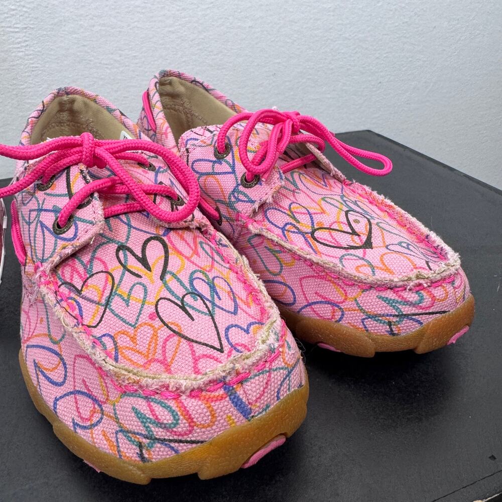 Twisted X Driving Moc Loafers Antibacterial Comfort Casual Shoes NWT 5M Pink - Picture 6 of 7